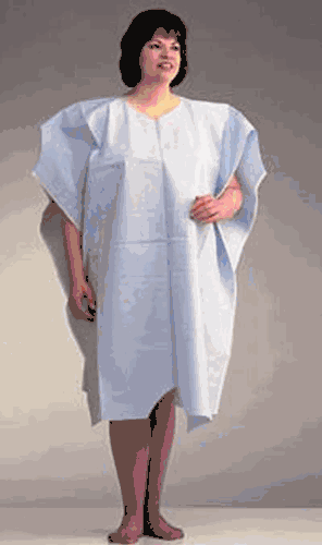 Tidi Products Poncho Style X-Large T/P/T Exam Gowns (910540)
