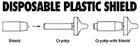 Wallach Disposable Plastic Shields for CryoTips