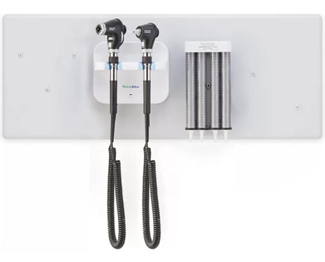 Welch Allyn Green 777 Integrated Wall Diagnostic System OPTH, OTO, Ear Specula Dispenser