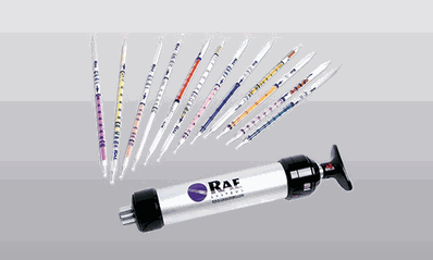 RAE Systems Ammonia Colorimetric Gas Detection Tube, 1 - 30 ppmv (10 Tubes / Box) - 10-100-05