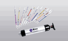 RAE Systems Ammonia Colorimetric Gas Detection Tube, 1 - 30 ppmv (10 Tubes / Box) - 10-100-05