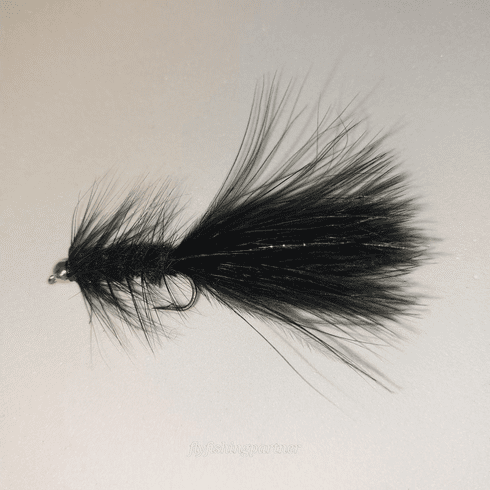 Bead head woolly bugger black