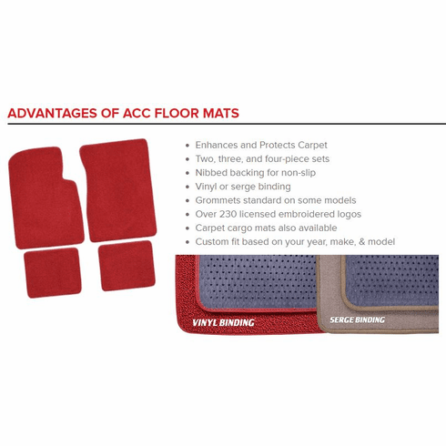 2 Piece Front Loop Style Carpet Floor Mats by ACC