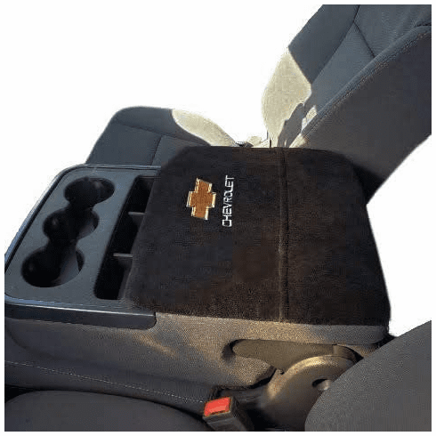 Center Console Cover w/Logo for Chevy Silverado 2014-2018