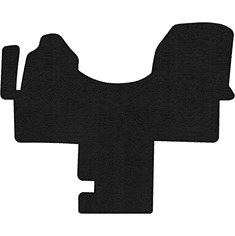 Lloyd Mat for Mercedes Benz Sprinter Van 1 Pc Ebony Carpet Front Fit