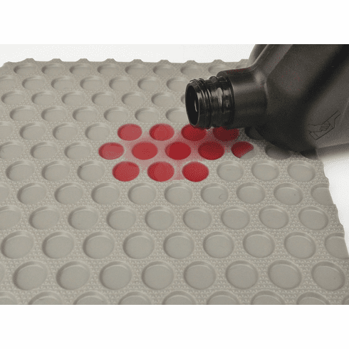 Rubber Garage Floor Mat - 8' x 4'- Catches Oil Antifreeze Fluids Drips