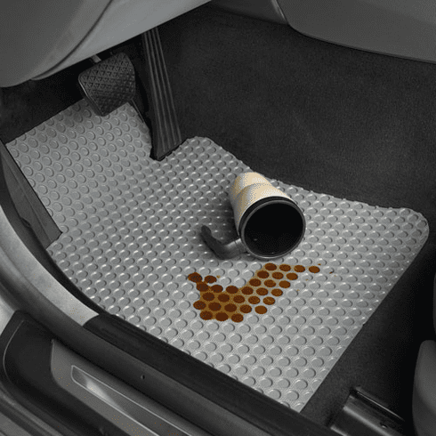 Rubbertite Floor Mats - 4 Piece Front Set for Car - Pick 13 Colors!