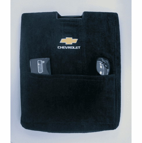 Seat Armour Console Cover w/ Chevy Logo - Fits Bucket Seat 2007-2013