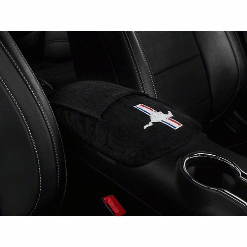 Seat Armour Console Cover w/ Mustang Logo - Fits 2005-2009
