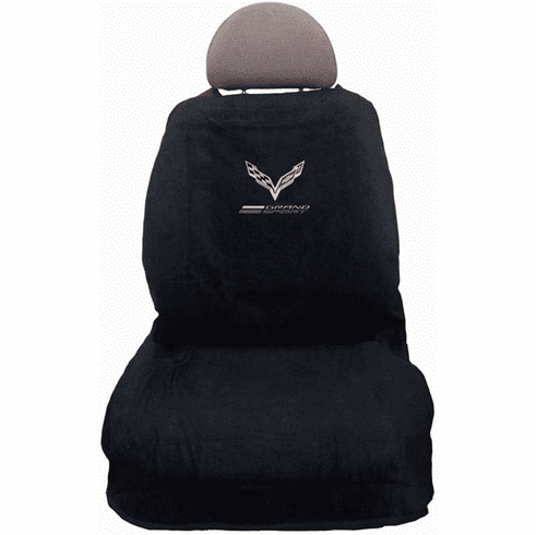 Seat Armour Protector Cover/Towel with C7 Corvette Grand Sport Logo