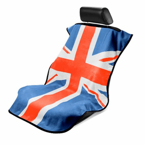 Seat Armour Seat Protector Cover/Towel w/ British Flag Logo