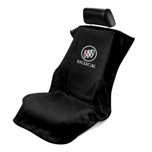 Seat Armour Seat Protector Cover/Towel w/ Buick Logo - Black