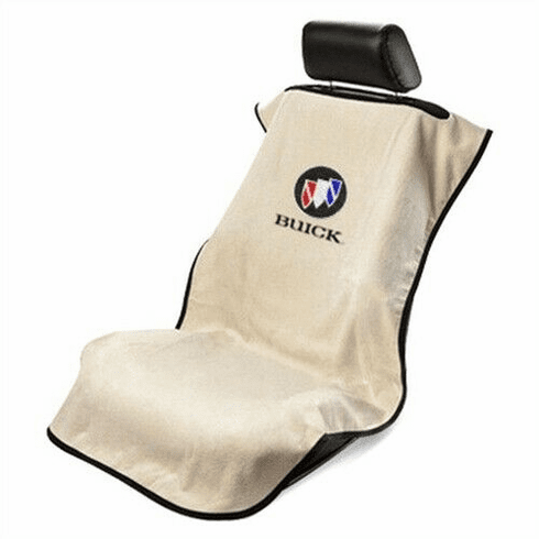 Seat Armour Seat Protector Cover/Towel w/ Buick Logo - Tan