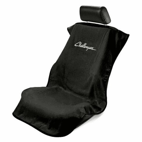 Seat Armour Seat Protector Cover/Towel w/ Challenger Logo - Black