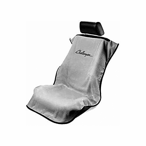 Seat Armour Seat Protector Cover/Towel w/ Challenger Logo - Gray