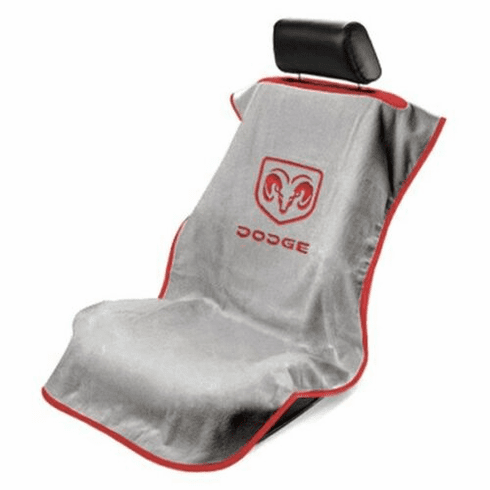 Seat Armour Seat Protector Cover/Towel w/ Dodge Ram Logo - Red