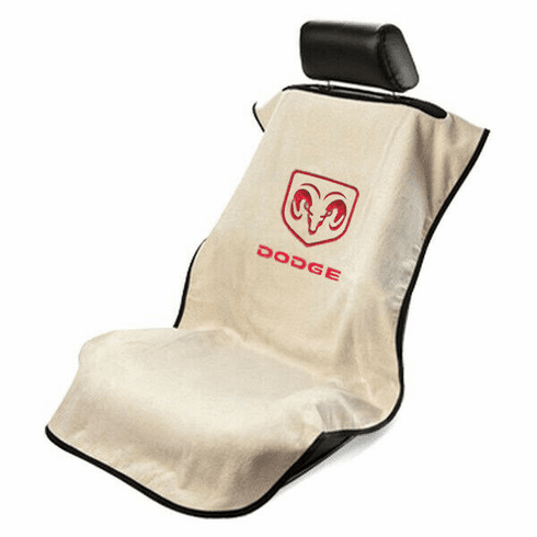 Seat Armour Seat Protector Cover/Towel w/ Dodge Ram Logo - Red