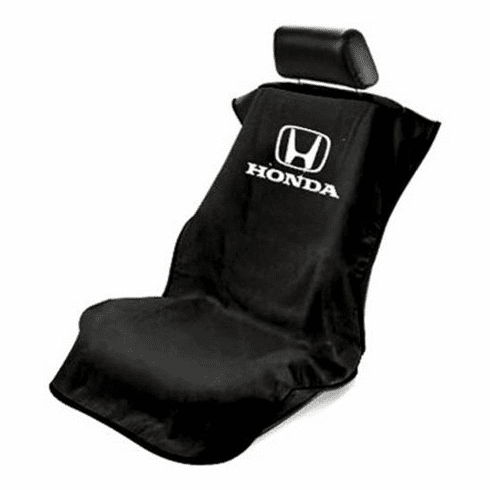 Seat Armour Seat Protector Cover/Towel w/ Honda Logo - Black