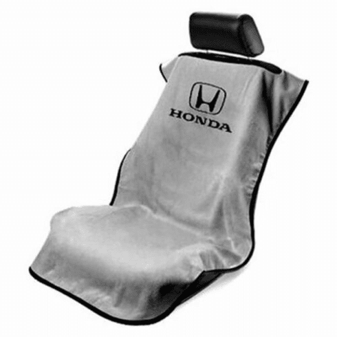 Seat Armour Seat Protector Cover/Towel w/ Honda Logo - Gray