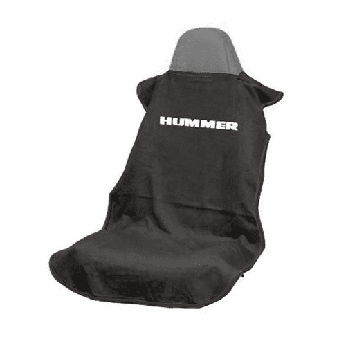 Seat Armour Seat Protector Cover/Towel w/ Hummer Logo - Black