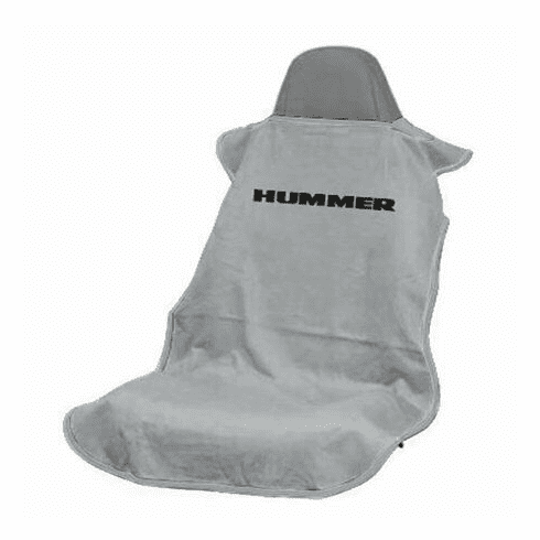 Seat Armour Seat Protector Cover/Towel w/ Hummer Logo - Gray