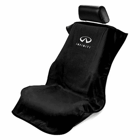 Seat Armour Seat Protector Cover/Towel w/ Infiniti Logo - Black