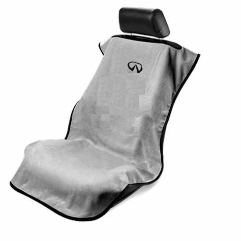 Seat Armour Seat Protector Cover/Towel w/ Infiniti Logo - Gray