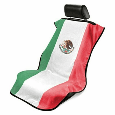 Seat Armour Seat Protector Cover/Towel w/ Mexican Flag Logo