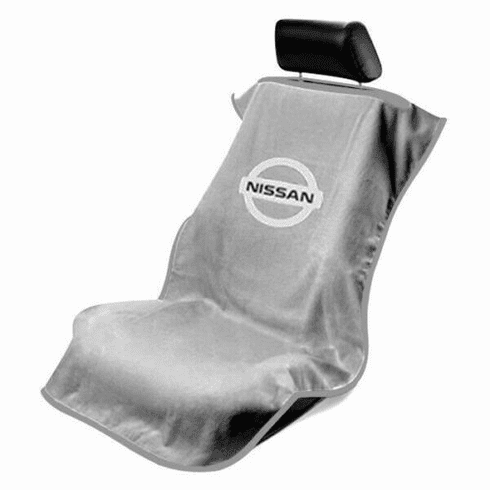 Seat Armour Seat Protector Cover/Towel w/ Nissan Logo - Gray