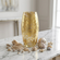 AMARYLLIS 10" Marble Gilded Vase
