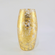 AMARYLLIS 10" Marble Gilded Vase