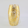 AMARYLLIS 12" Marble Gilded Vase
