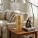 AMARYLLIS 15" Marble Gilded Vase
