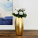 AMARYLLIS 15" Solid Gilded Vase