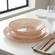 CABANA Gilded Glass Dinner Plate Set