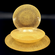 CABANA Gilded Glass Dinner Plate Set