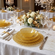 CABANA Gilded Glass Dinnerware Set
