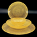 CABANA Gilded Glass Dinnerware Set