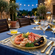 CABANA Gilded Glass Salad Plate