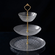 Cabana Glass Tiered Plate
