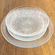 CASCATA 12PC Glass Dinner Plate Set
