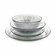 CASCATA 16PC Glass Dinnerware Set
