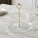 Cascata Glass Tiered Plate