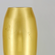 DOME 28" Solid Gold Gilded Glass Oval Vase