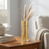 FLORA 12" Marble Gilded Vase