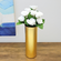 FLORA 12" Solid Gilded Vase