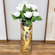 FLORA 16" Brush Gilded Vase