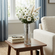 FLORA 16" Marble Gilded Vase