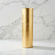 GILT 10" Gilded Glass Cylinder Vase