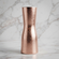 GILT 12" Gilded Glass Hourglass Vase